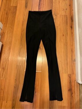 Zara Black High-Rise Flare Pants